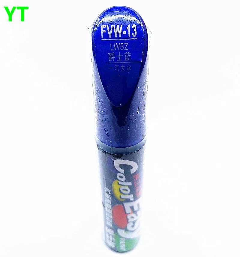 Car scratch repair pen, auto painting pen blue color for volkswagen polo golf 6,7 touran passat tiguan CC ,car painting pen