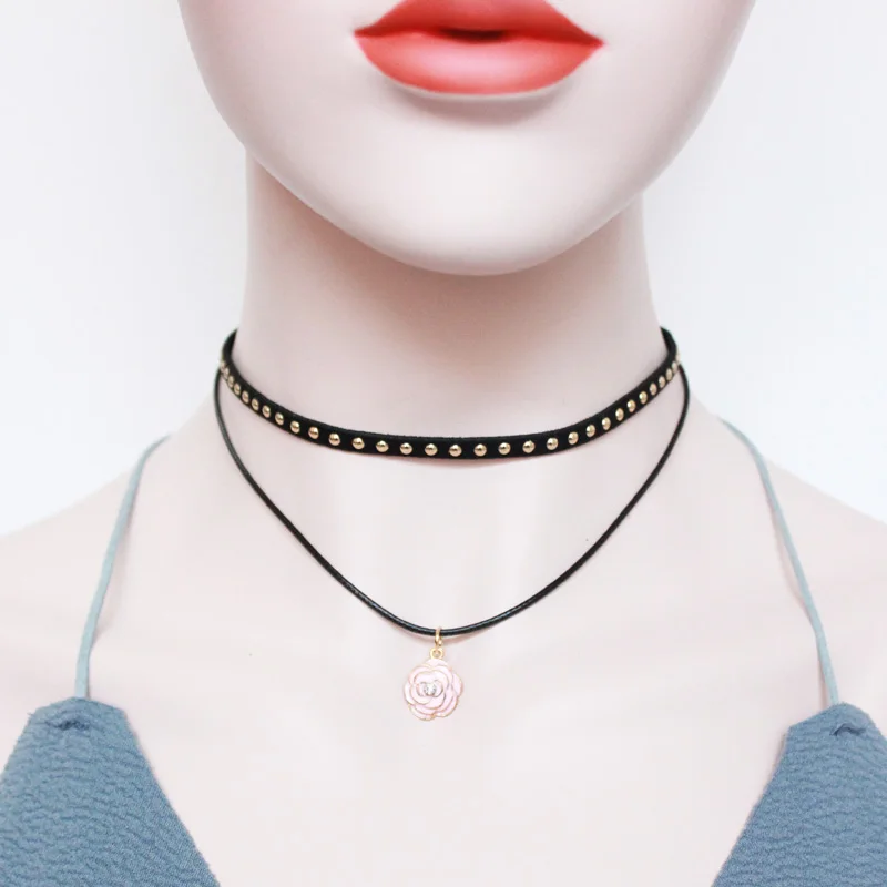 Новое модное ювелирное изделие подвеска из сплава в виде Розы полированный