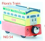 Деревянный поезд магнитные игрушечные поезда Танк двигатель Trackmaster игрушка для детей маленький автомобиль Рождественский подарок - Цвет: 54