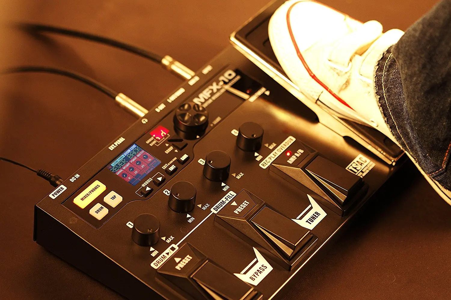 NUX MFX 10 моделирующая гитара многофункциональный процессор эффекты 55 моделей 72