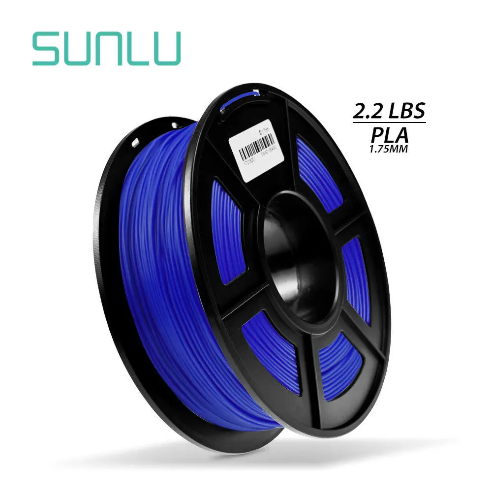 PLA-BLUE Полный Цвет PLA/PLA+ 3D-принтеры нити 1,75 мм 1 кг/2.2lb с катушкой для DIY креативные игрушки для детей рисунок пером гаджет - Цвет: PLA-BLUE