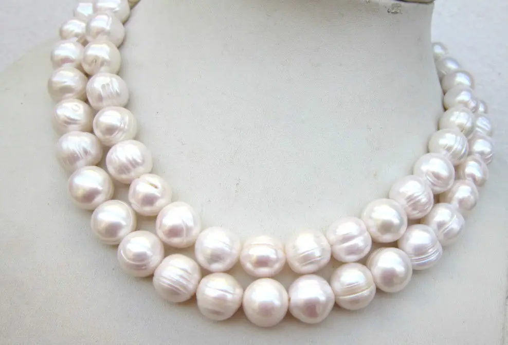 

Ожерелье с жемчугом, красивое ожерелье из натурального белого пресноводного жемчуга, 48 дюймов, 9-10 мм