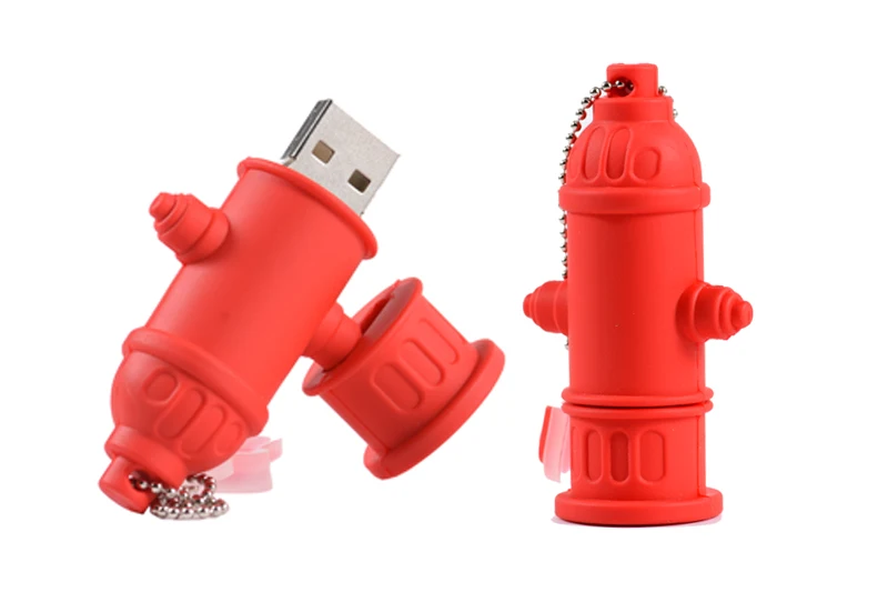 JASTER USB флеш-накопитель, мультяшный пожарный гидрант, флеш-накопитель, 4 ГБ, 8 ГБ, 16 ГБ, 32 ГБ, 64 ГБ, милая карта памяти, креативный подарок, флешка, usb флешка