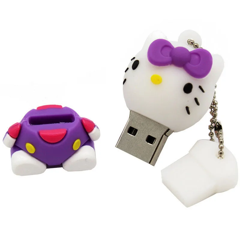USB флеш накопитель TEXT ME в стиле hello kitty 5 цветов 4 ГБ 8 16 32 64 2 0|USB флэш-накопители| |
