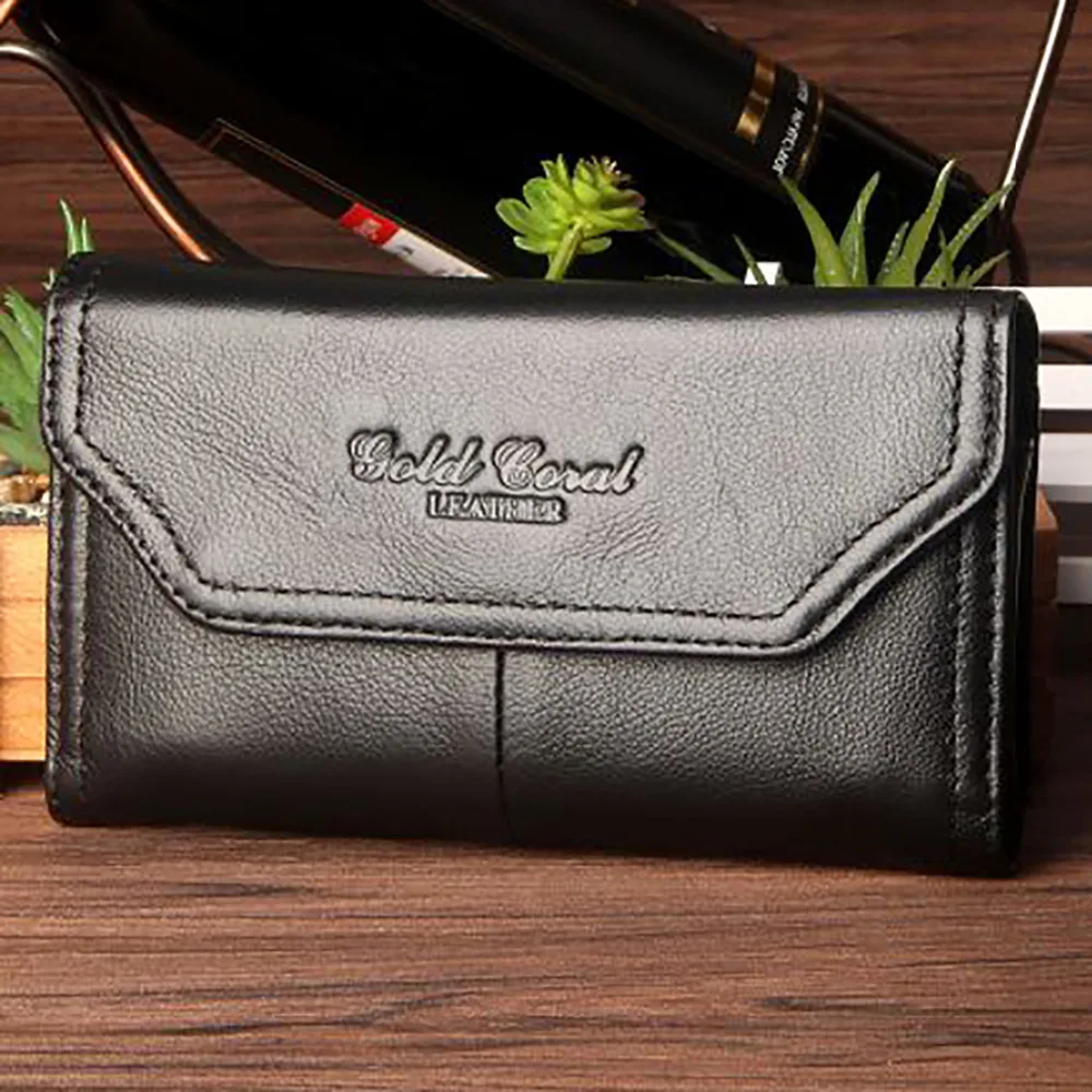 Высокое качество Для мужчин Натуральная Кожа сотовый/мобильный чехол для