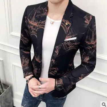 

Fashion mens blue suits casual jacket men blazer masculino slim fit casaco jaqueta masculina coats man european modern urban