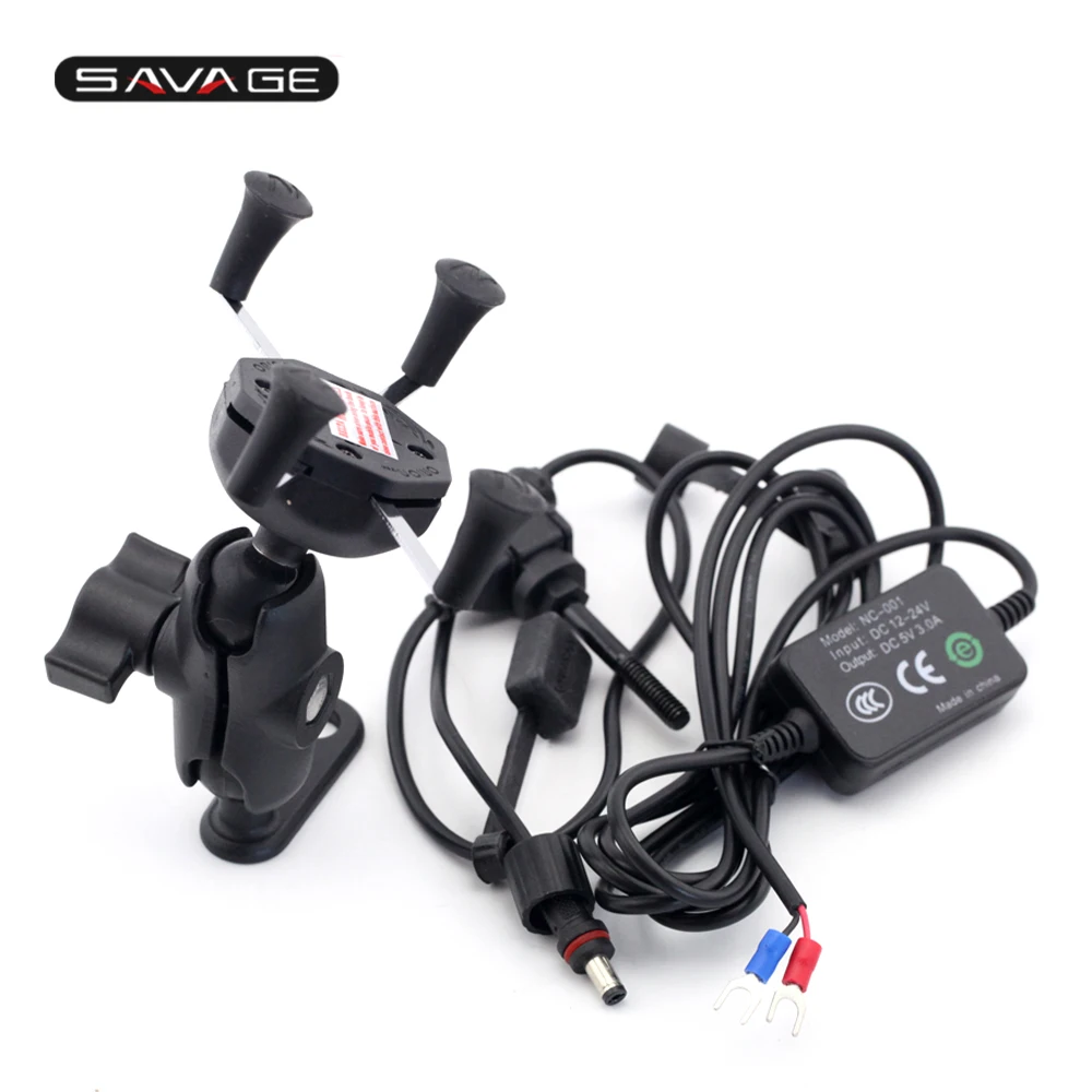 Phone Holder For YAMAHA YZF-R3 YZF-R25 MT-125 MT-25 MT-03 Navigation Frame Bracket With USB Charge Port Motorcycle Accessories | Автомобили