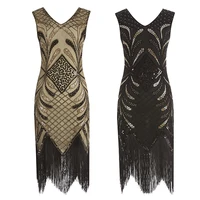 women 1920s flapper sequins dress gatsby vintage plus size s xxxl roaring 20s costume dresses fringed for party prom