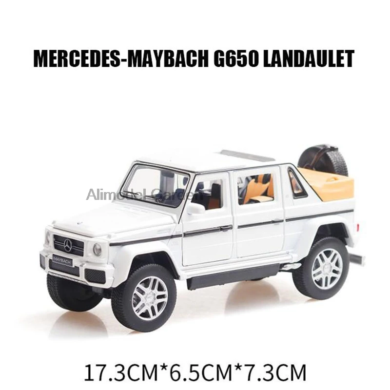 Новинка 1:32 модель автомобиля Maybach Benz G650 из сплава игрушечные машинки бесплатная