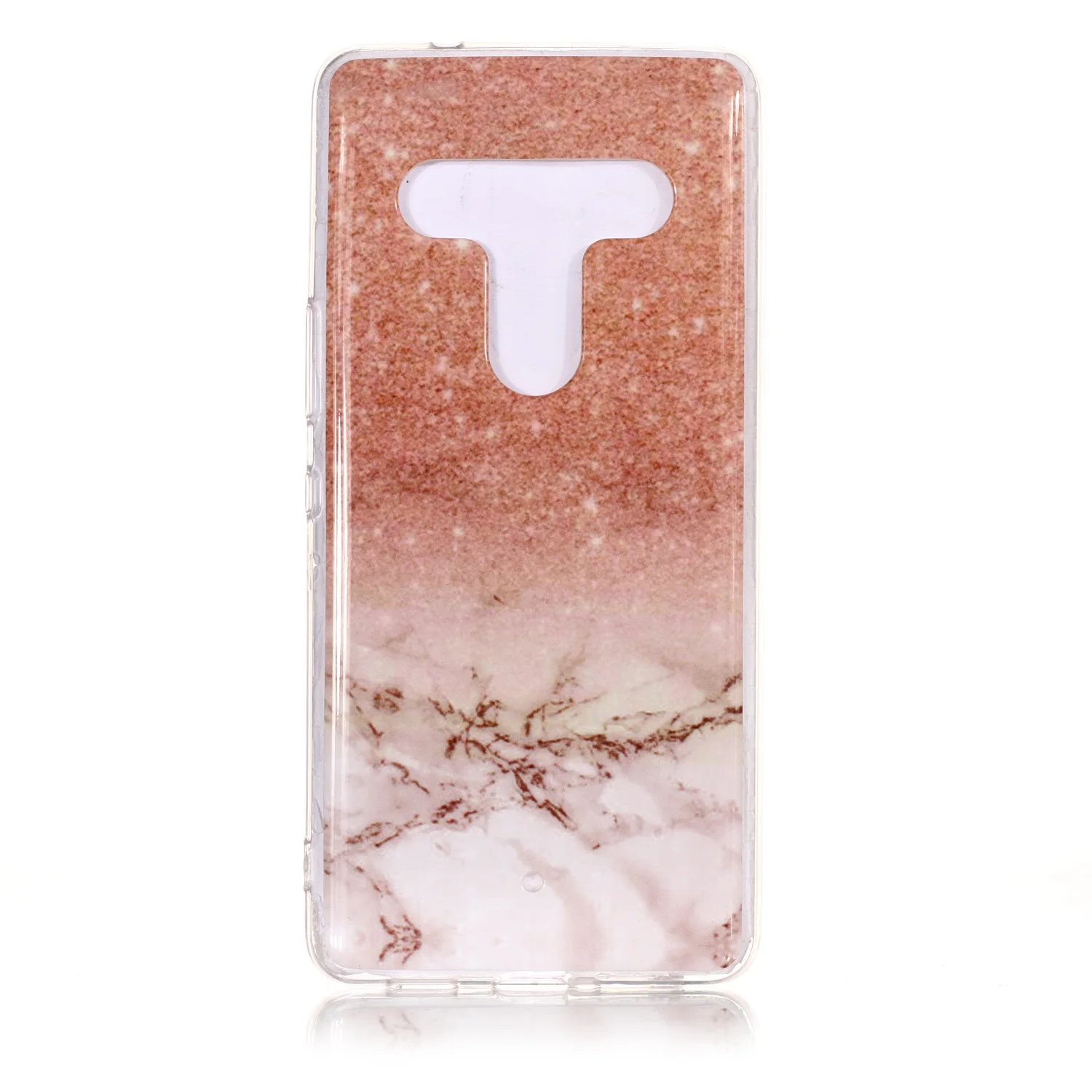 Мраморный чехол BigChen для HTC U12 Plus Etui мягкий силиконовый из ТПУ задняя крышка