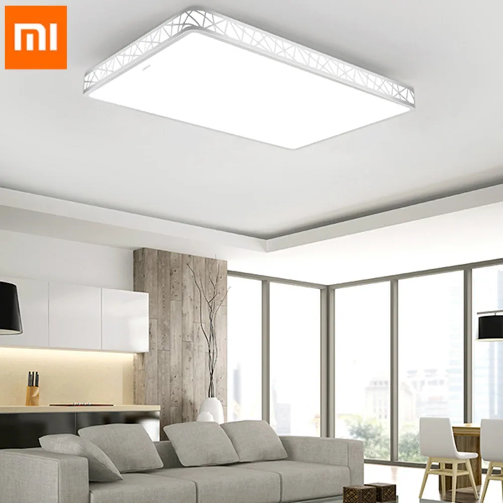 Xiaomi Mijia, умный светодиодный потолочный светильник, Простой полый дизайн, защита глаз, пульт дистанционного управления, умный потолочный светильник для умного дома