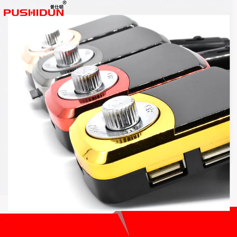 Pushidun автомобиль Bluetooth FM MP3-плееры передатчик Беспроводной модулятор Handsfree Car Kit