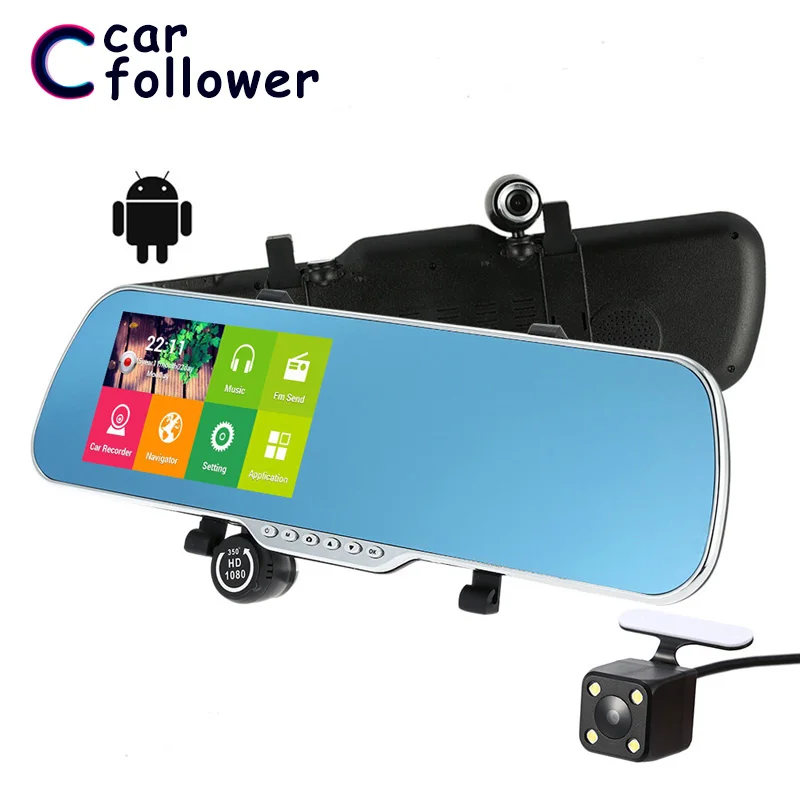5 0 дюймов Android 4 Full HD 1080 P камера памяти GPS навигацией Wi-Fi Видеорегистраторы для