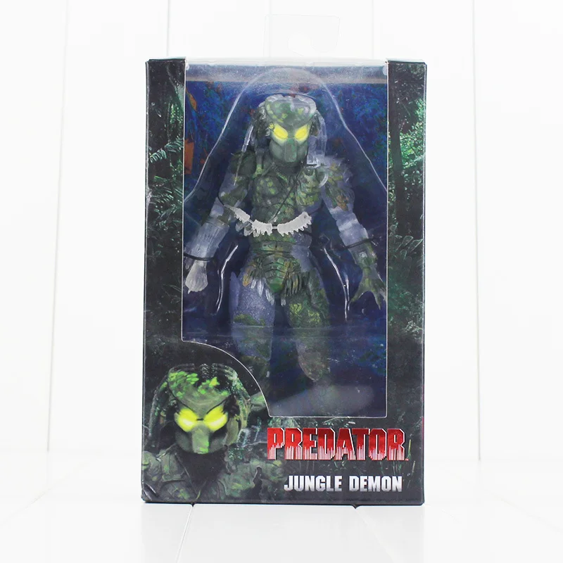 3 pz/lotto 20 см NECA Predator Рисунок Модель игрушки чужой ПВХ Modello джунгли DEMONE Охотник