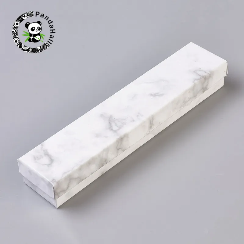 Прямоугольные/квадратные мраморные бумажные картонные шкатулки pandahall для