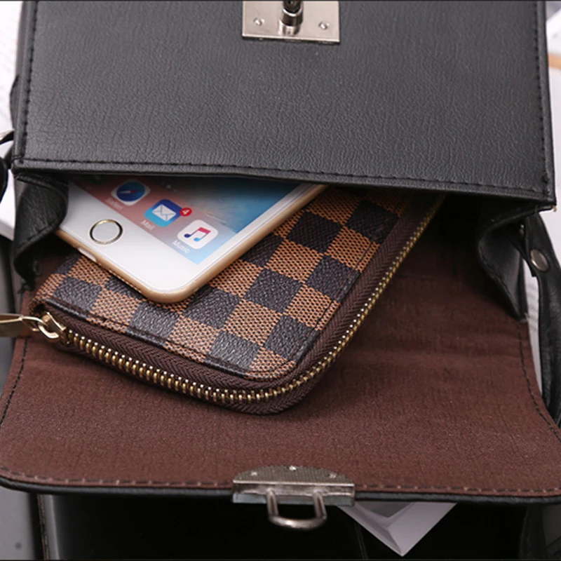 New Female Solid Portable Bags Women PU Leather Bag Woman Shoulder Lady Flap Bolsa Ladies Handbags Vintage BS984 | Багаж и сумки