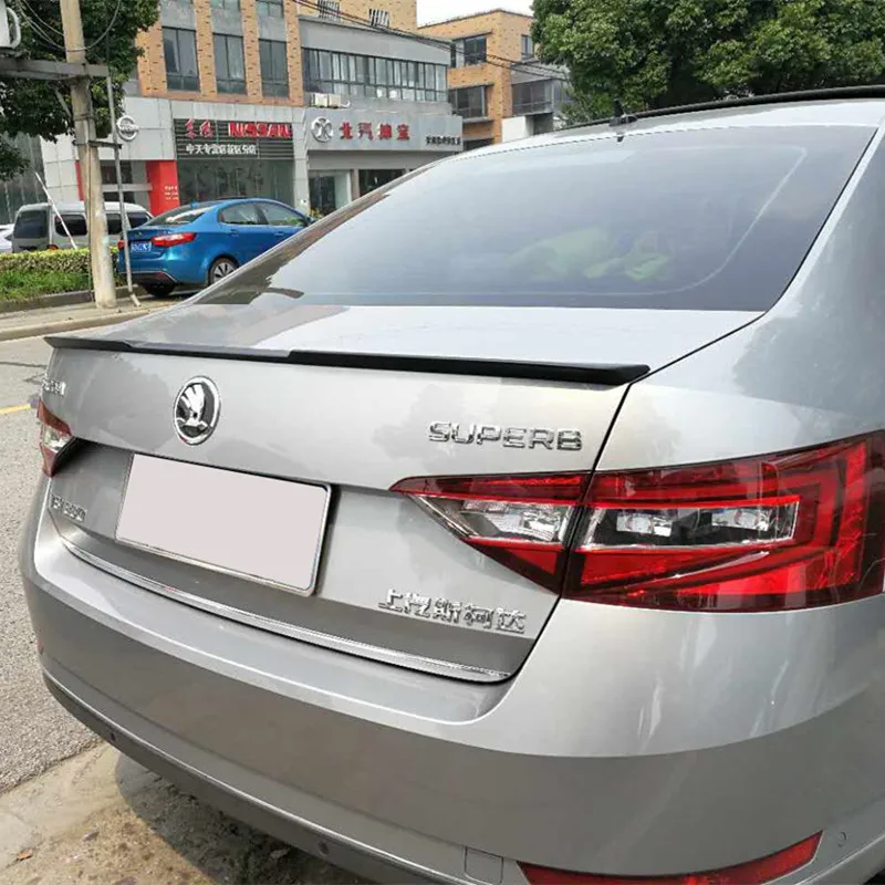 Для Skoda Superb спойлер 2015 2016 2017 автомобильное украшение в виде хвостового крыла