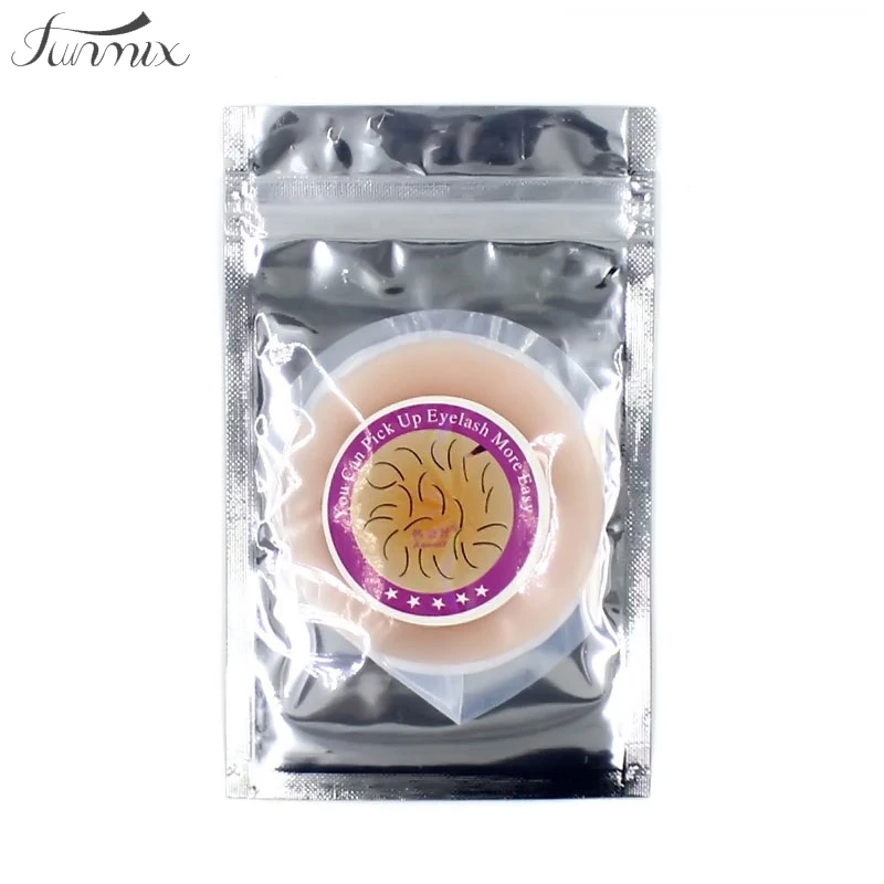 6 см круглые силиконовые многоразовые подушечки для ресниц поддон инструмент