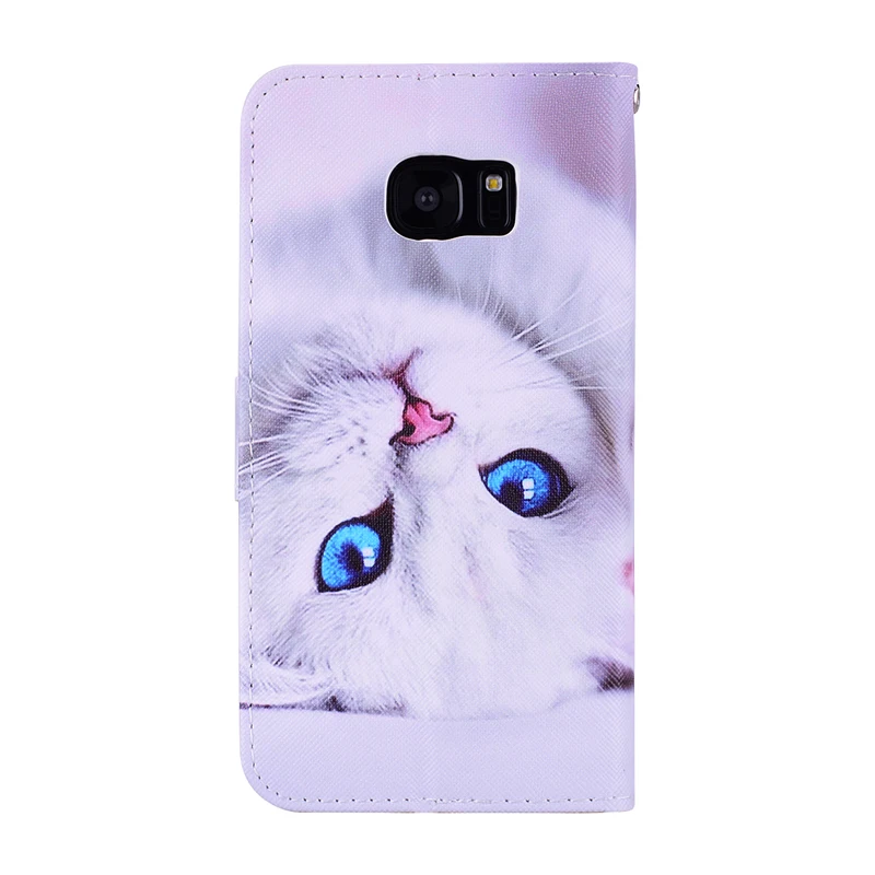Кожаный чехол книжка для Samsung Galaxy S7 Edge SM G935F G935FD G935S G935P|Чехлы-портмоне| |