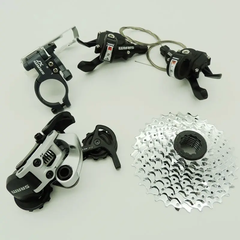 SRAM Скорость S500 Трансмиссия комплект 27 горный велосипед пальцами X7 передний диск