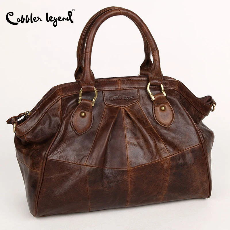 Cobbler Legend Tote из натуральной кожи модные сумки через плечо для женщин 2019 роскошная