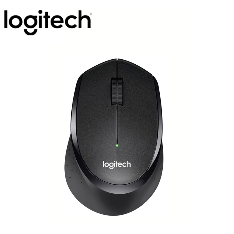 Оригинальная Бесшумная двухсторонняя роликовая беспроводная мышь Logitech M330 с