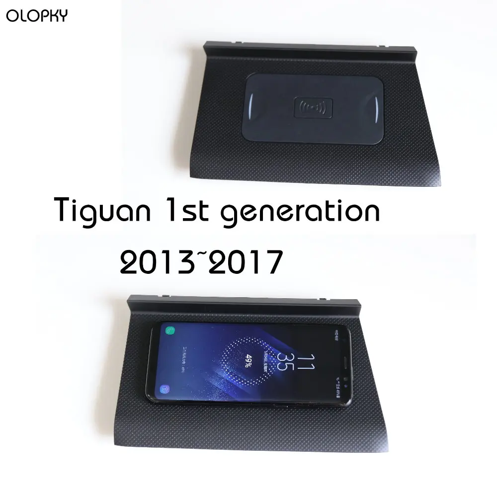 OLOPKY для Volkswagen QI Беспроводная зарядка скрытое Беспроводное зарядное устройство