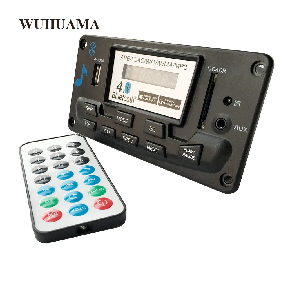 Bluetooth 4 0 аудио mp3 плеер декодер плата без потерь музыкальный рекордер APE FLAC FM SD/MMC