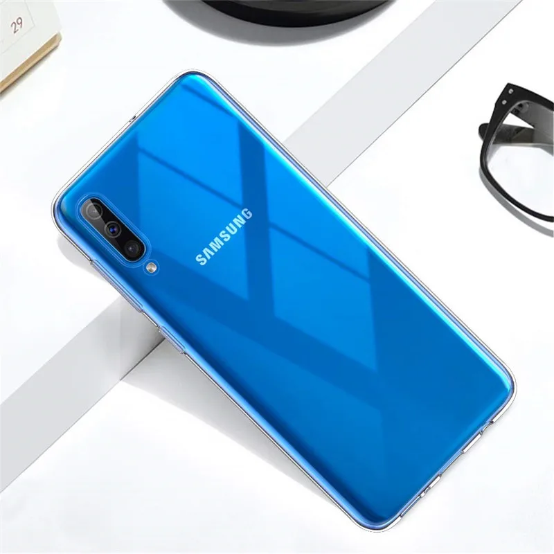 For Samsung Galaxy A50 Case Soft Crystal TPU Silicone Back Cover SM-A505F SM-A505FN/DS A505 Clear |