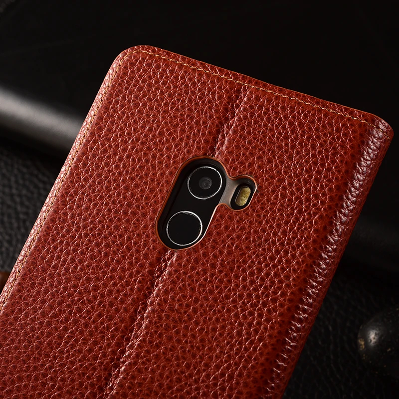 Чехол для Xiaomi mi Mix KEZiHOME из натуральной кожи с откидной крышкой и подставкой
