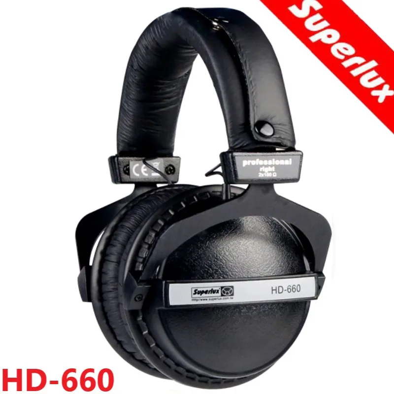 Закрытые динамические стереонаушники Superlux HD660 профессиональные студийные DJ