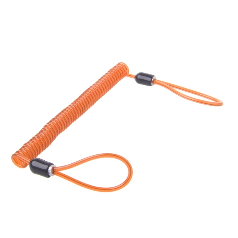 1 шт. 150 см аварийный диск замок безопасности пружинный кабель для напоминания