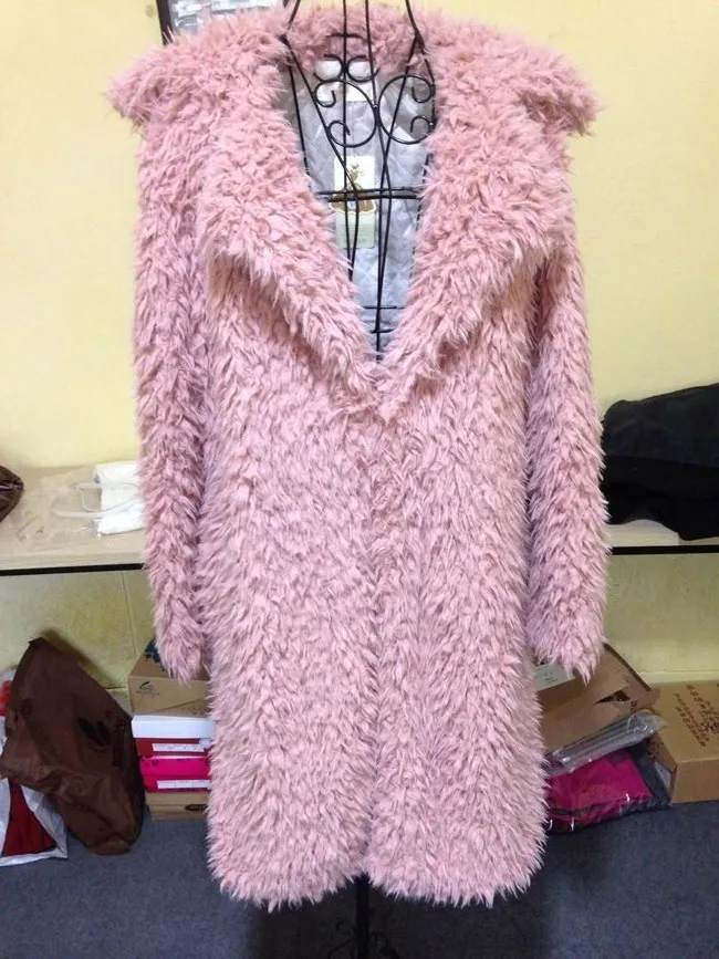 Bella philosophy New Winter Parkas Faux Fur Warm Coats Vintage Turn-Down Collar Female Long Coat Casual Street Wear Lady Outwear | Женская