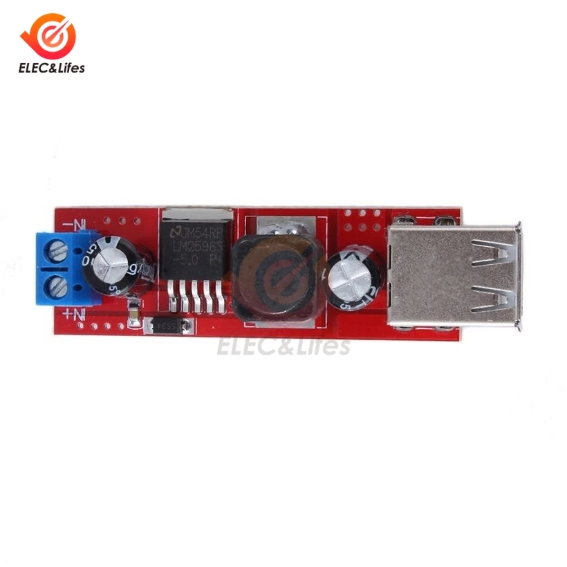 DC 6V 40V до 5V 3A двойной USB зарядный понижающий преобразователь модуль для