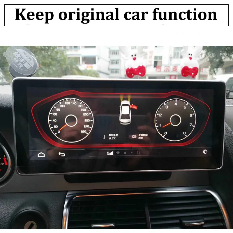 Liandlee автомобильный мультимедийный плеер NAVI 10,25 дюймов для Audi Q7 4L 2007~ CarPlay TPMS Радио Стерео gps навигация
