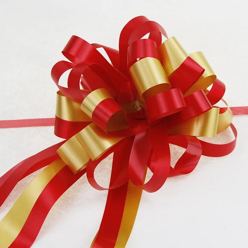 10 шт./лот Свадебная прозрачная гирлянда 5 см из органзы банты подарки на день