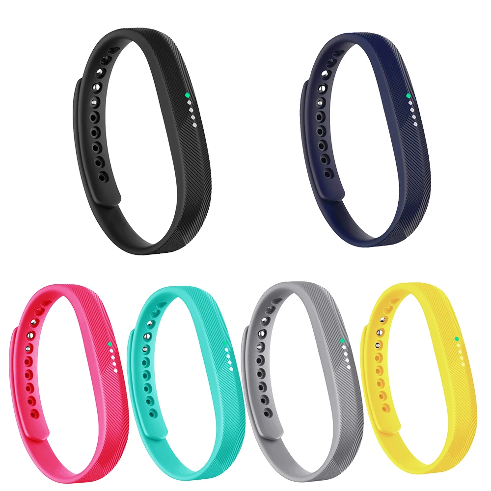 Baaletc для Fitbit Flex 2 Band 6 видов цветов мягкий силиконовый ремешок браслета Fibit |