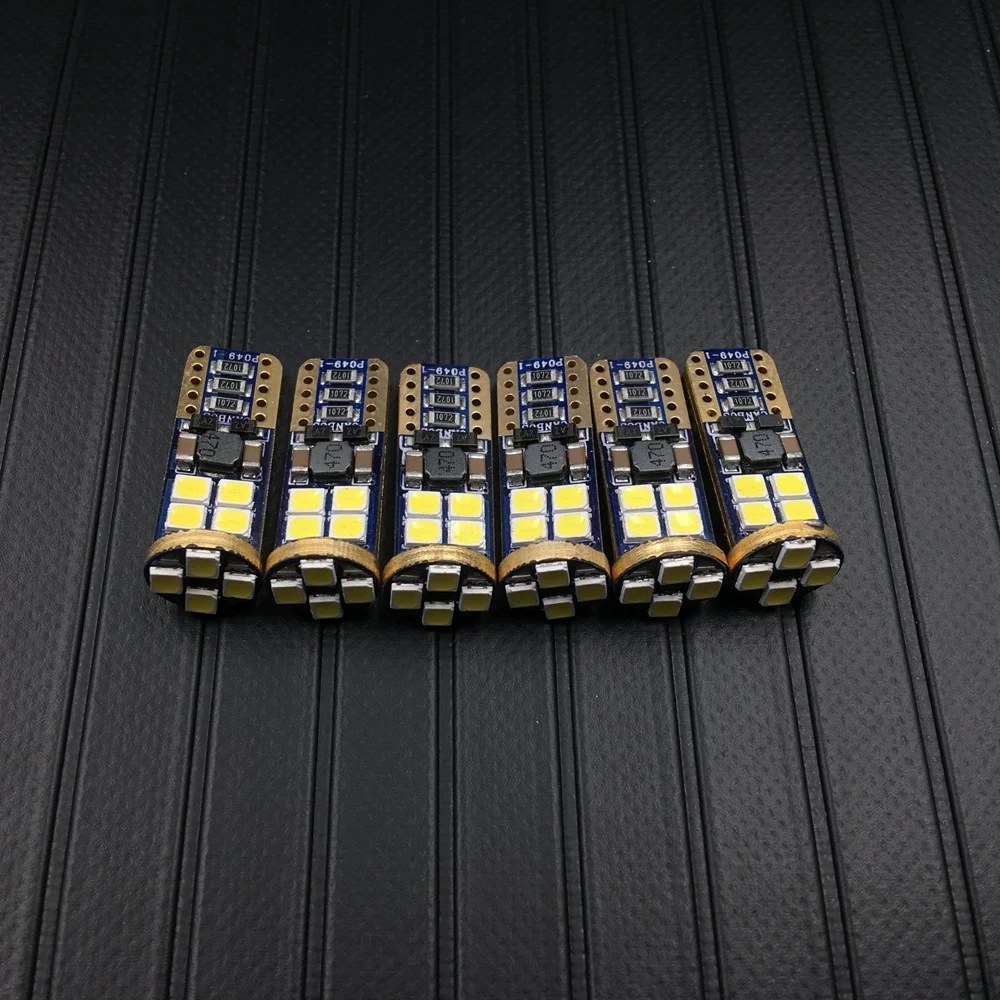 Светодиодный светильник T10 CANBUS 12SMD 3030 белый светодиодный без ошибок w5w 194