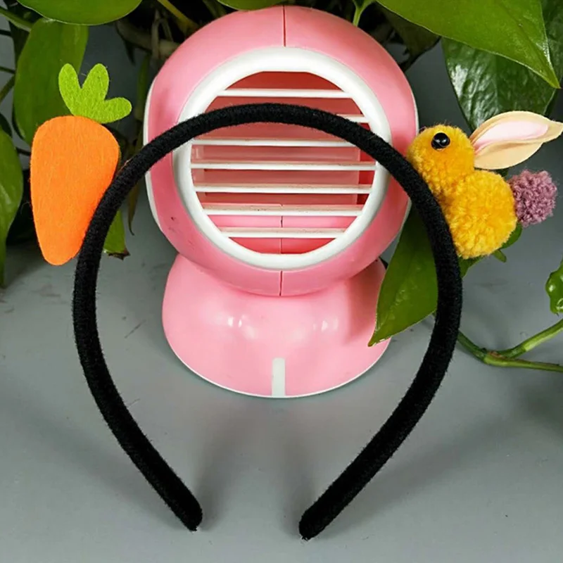 Hairband Yellow Резинка для волос для детей, 1 шт., кролик, дети, девочки, регулируемый плюшевый кролик с ушами, заколка для волос, повязка на голову, изящные подарки, животное - Цвет: Hairband Yellow