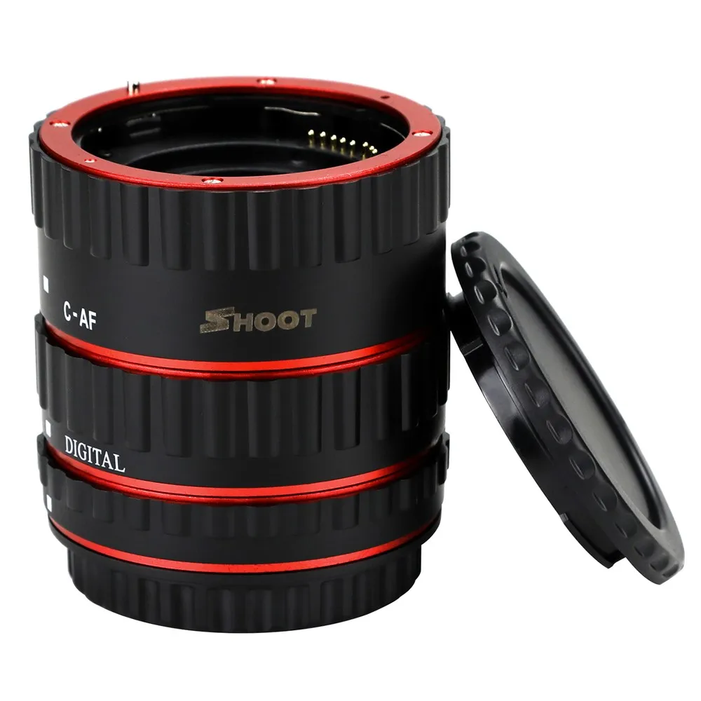 

Metal Auto Focus Macro Extension Tube Ring adapter For canon EF EF-S 5d3 6d 7d 60D 5DII 70D 80d 650d 750d 760d 1200d 100d camera