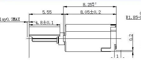Z4PC3B8129521 телефон вибратор двигатель вибрации 14X4.5mm DC