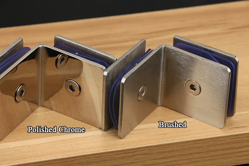 Высокое качество 4 шт. 304 нержавеющая сталь 90 градусов стекло для стекла держатель