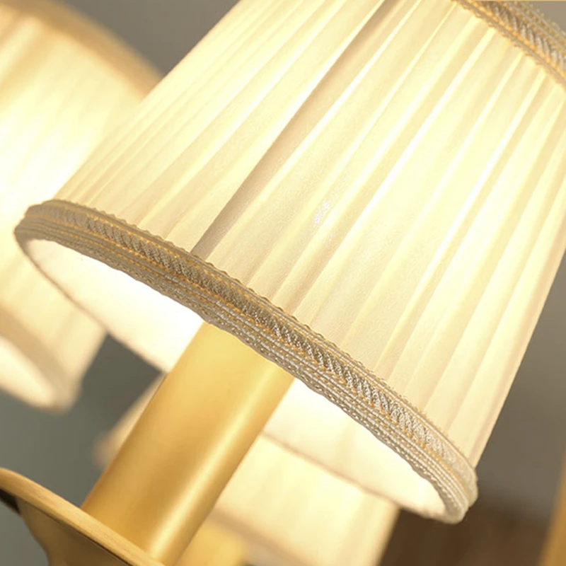 Американская медная люстра 3 6 8 arm Full Bronze для спальни столовой гостиной роскошные