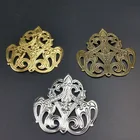 10 шт. 48x50mm бронзовый тон филигранные граненые ремесла украшения фурнитура ювелирные аксессуары для косплея Kagerou украшения для костюмированного представления