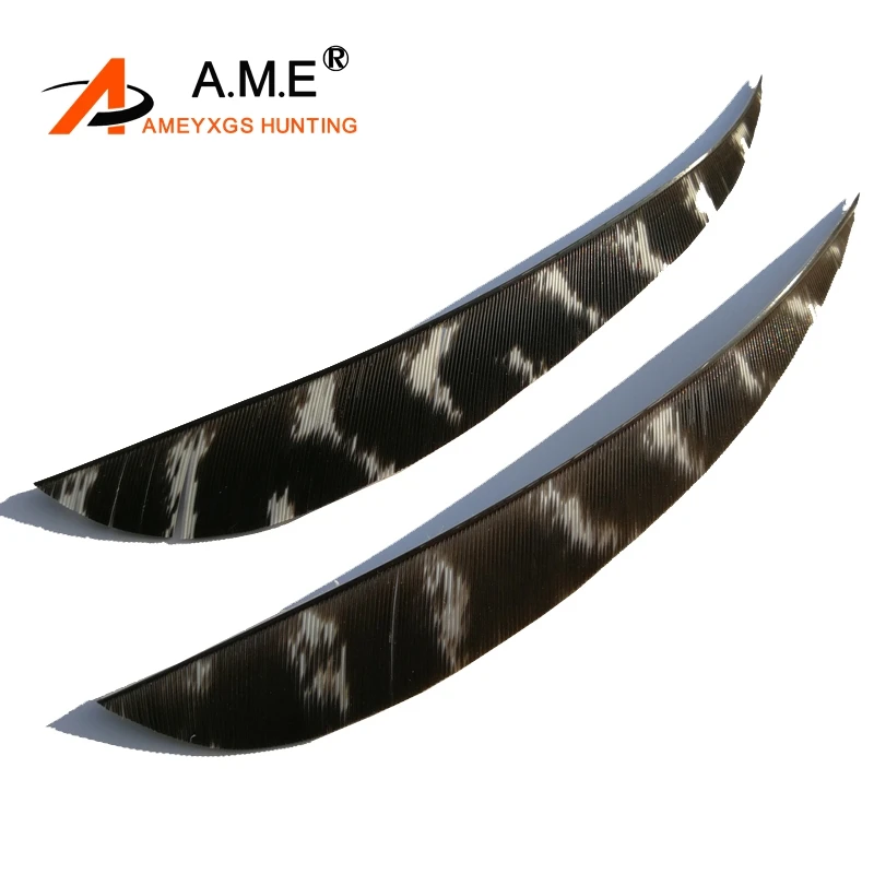 Стрельба из лука стрела турецкое перо 5 дюймов натуральный лопасти стрелки слеза