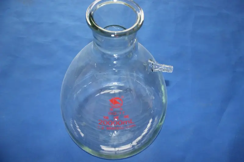 

20000ml 20L 20 Liter Lab Glass Buchner Vacuum Filter Filting Flask, Filt Flask Heavy Wall, Borosilicate Glass Material 20 Litre