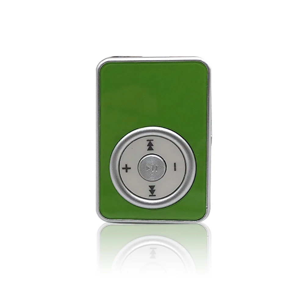 5 цветов на выбор портативный зеркальный MP3 плеер мини клип MP3 музыкальный плеер Поддержка мини SD TF карта