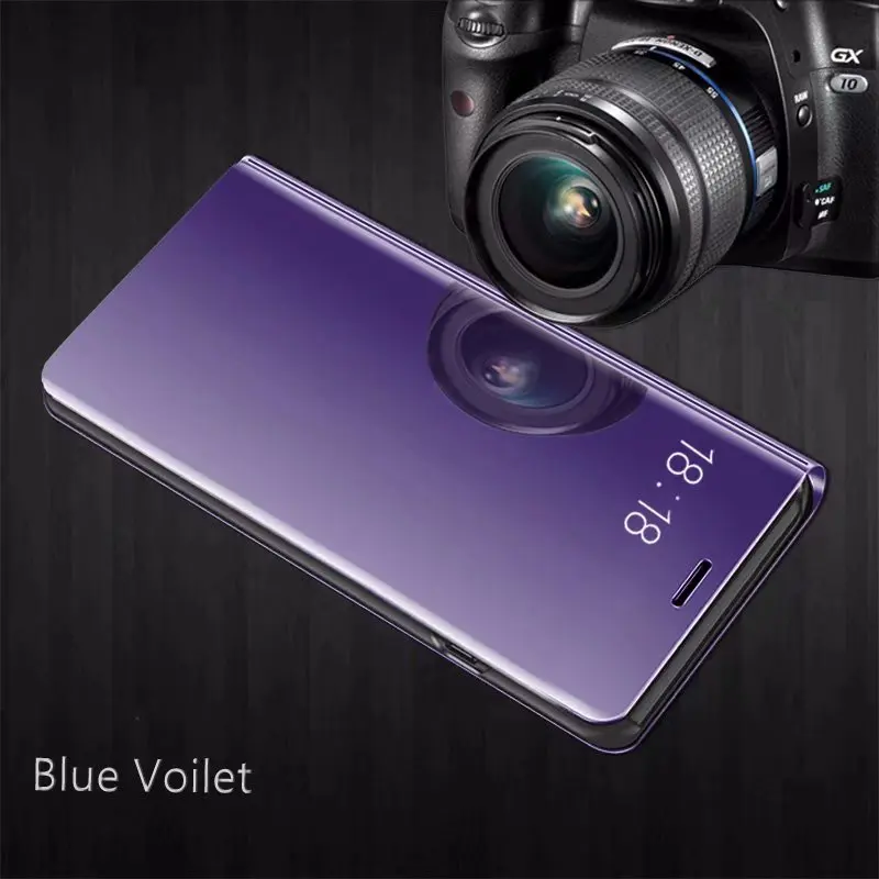 Purple Чехол для samsung Galaxy J5 J7 J510 J710, Смарт-Чехол С Откидывающейся Крышкой, зеркальный держатель с гальваническим покрытием, Твердый чехол kimTHmall - Цвет: Purple