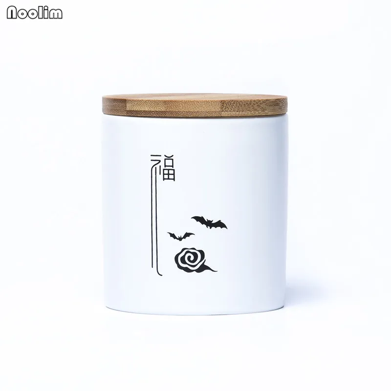 Матовая белая фарфоровая герметичная банка NOOLIM креативная мини-банка для чая