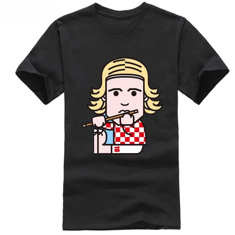 Modric croatia 2018 мужская футболка отличное качество смешной человек хлопок Ливерпуль